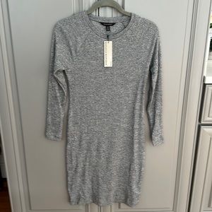 Banana Republic Seamless Ribbed Midi dress XS PETITE